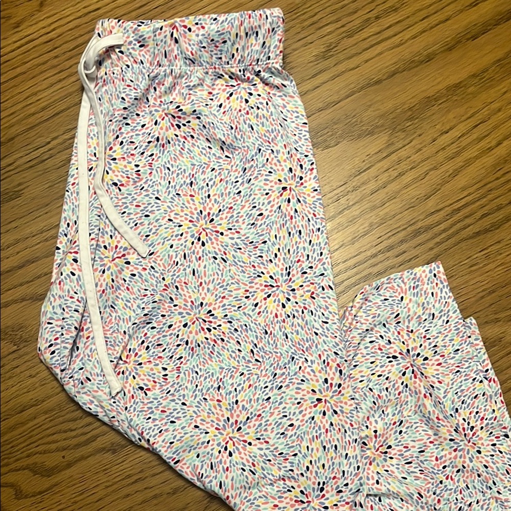 Jockey Pink and Blue Pajama Bottoms Relaxed Fit Sleepwear